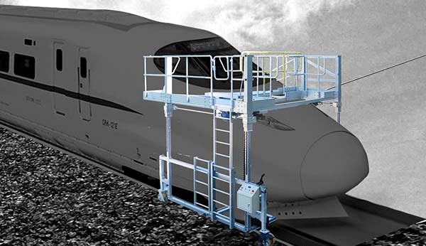 EMU Locomotive Front-end Maintenance Work Platform